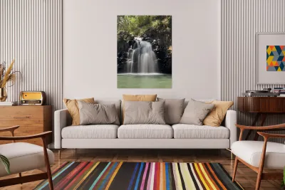 Lower Falls Twin Falls Maui Hawaii Reproduction