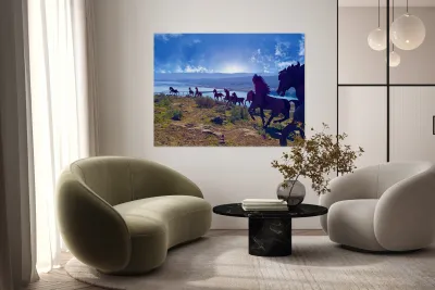 Wild Horses Monument Reproduction