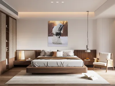 A winters Walk Reproduction