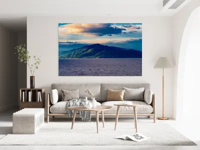 Mountain glow  Reproduction