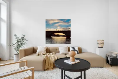 London Bridge Sundown Reproduction