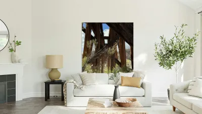 Under the Trestle Reproduction