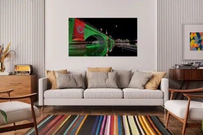 Christmas at London Bridge -1 Reproduction