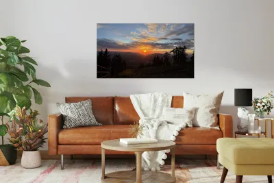 Sunset at Snowbowl -5 Reproduction