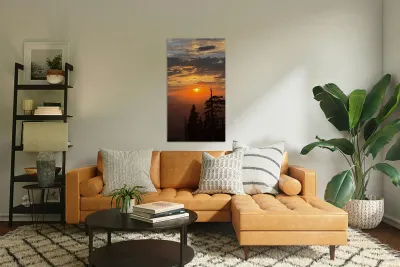 Sunset at Snowbowl -3 Reproduction