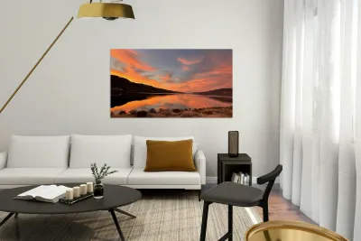 October Sunrise Reproduction