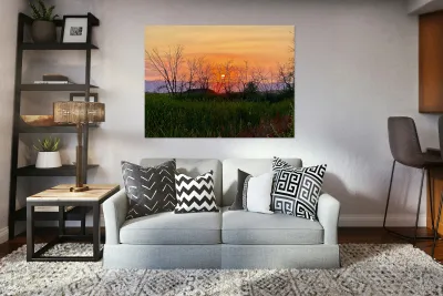 Sunset on Silica Road -2 Reproduction