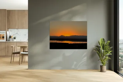 Sunset on the Marsh Reproduction