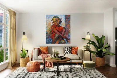 Lucie Gonella - L’arc en ciel - 24x20 Reproduction