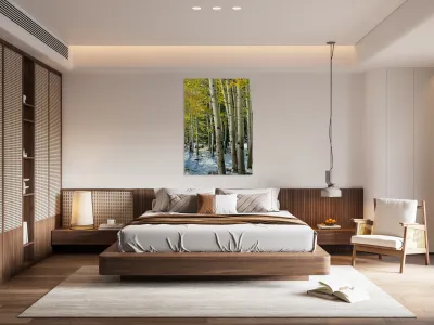 Aspens in Flagstaff -2 Reproduction