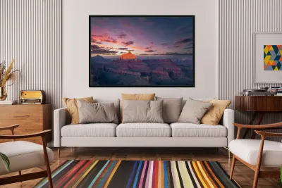 Red Peak Sunset Reproduction