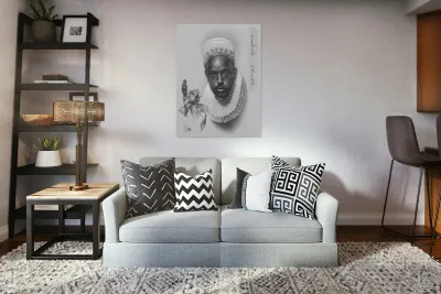 Lana Matskiv  - Prince Desire  Pencil  18x24 Reproduction