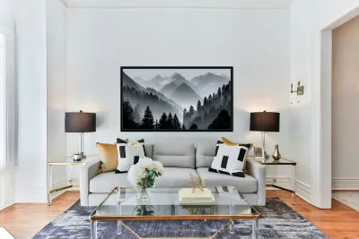 Timber And Time - Monochrome Landscape Art Prints Reproduction