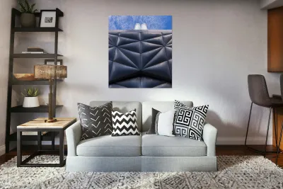 Unique pillowed retractable shell over the Shed in Hudson Yards  Reproduction