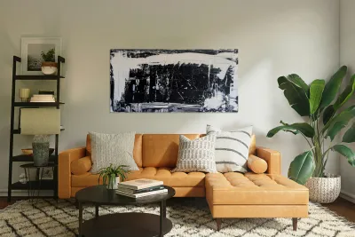 Mazen  Hamati   - A Queer Is Born - Acrylic - 24x12 Reproduction