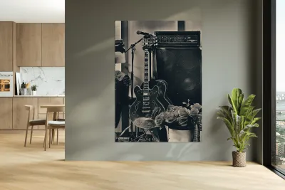 Youre on in 5 black and white Reproduction