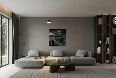 Girl at the Edge Reproduction