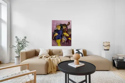 Maroon Jazz Trio 16x12 Marc  Melis   20250617   A Reproduction