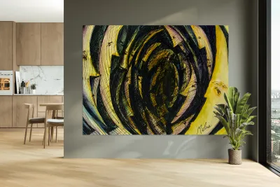 Moonlight Sonata   Abstract 16x12 Marc  Melis   2 Reproduction