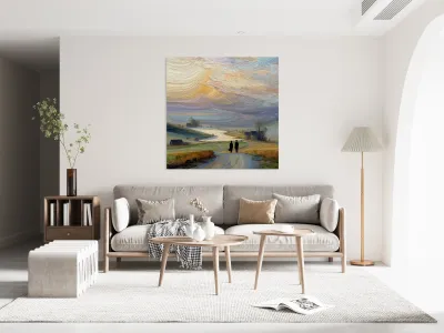 Beneath Painted Skies Reproduction