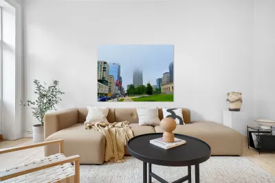 Fogbound Skyline Stroll Reproduction