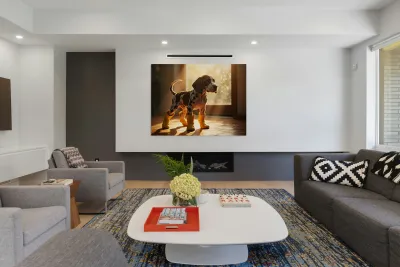 German Shorthaired Pointer Puppy Gets Ready For Rain Reproduction