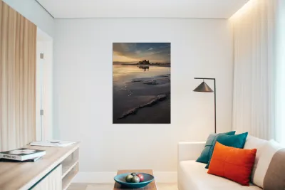 Bamburgh Castle at Dawn Reproduction