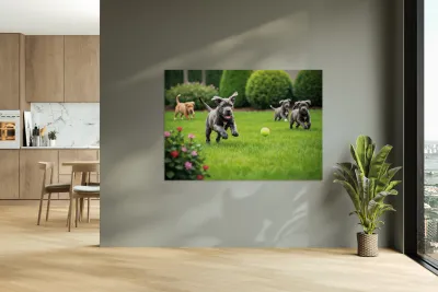 Cane Corso Puppy Spots The Perfect Tennis Ball Reproduction