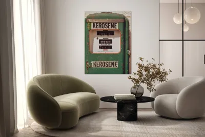 Vintage Kerosene Pump Reproduction