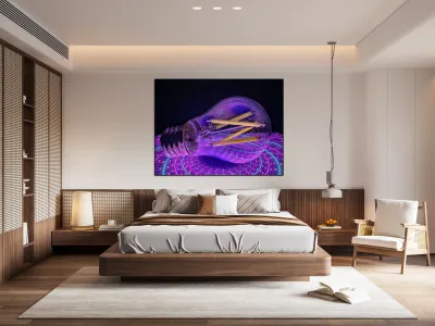 Purple Bulb Reproduction