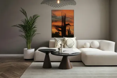 Orange Arizona Sky Reproduction
