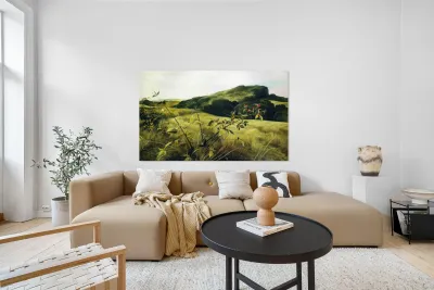 Blackberry Picker   Contemporary Realism - Andrew Wyeth Reproduction