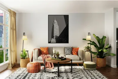 Chrysler in Morning Sun Reproduction