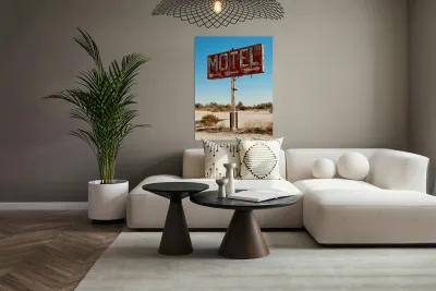 Whiting Bros Motel sign Yucca Arizona Route 66 Reproduction