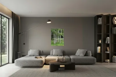 The Earth has music for those who listen. Aspens in Flagstaff Reproduction