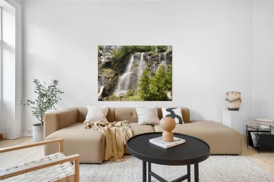 Silver Falls Entiat Washington long exposure Reproduction