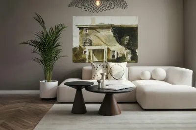 The Hatton House   1967 - andrew wyeth Reproduction