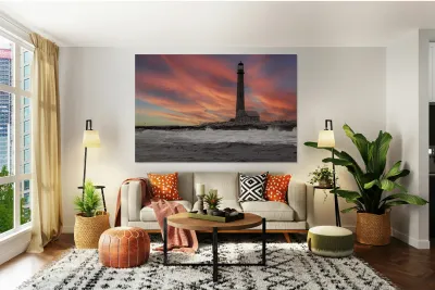 Sunrise Light House Boon island Maine  Reproduction