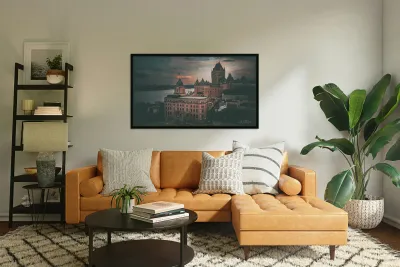 Chateau Frontenac Vieux Quebec Canada Reproduction