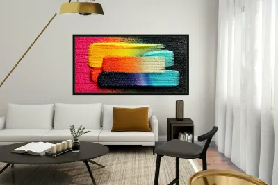 XXL Brushstrokes – Bold Abstract Print Reproduction