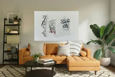 Art by Brice Marden  Reproduction