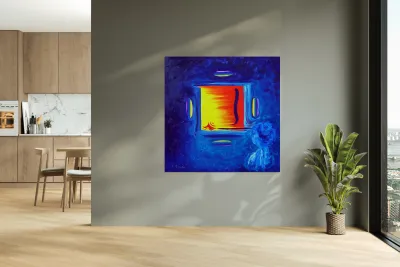 Reflection Blue Reproduction