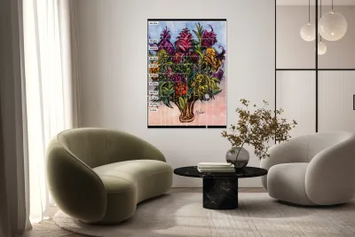 Art Fair Marketing Material   Sizng Example Canva Reproduction