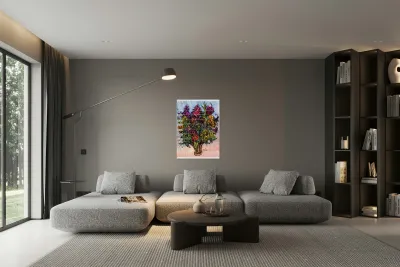 Art Fair Marketing Material   Sizng Example Canva Reproduction