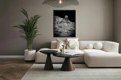 Surreal Stillness in Sacred Shadows Reproduction