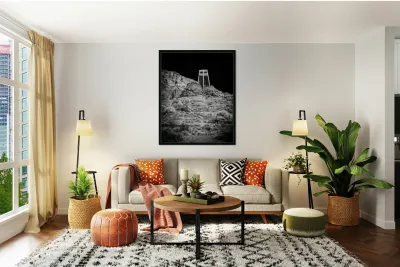 Surreal Stillness in Sacred Shadows Reproduction