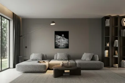 Surreal Stillness in Sacred Shadows Reproduction