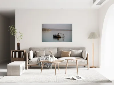 Silent Wreckage on Still Waters Reproduction