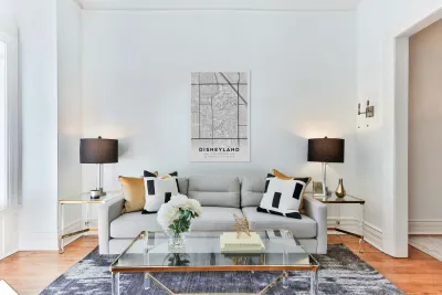 Disneyland California Minimalist Map Print  Reproduction