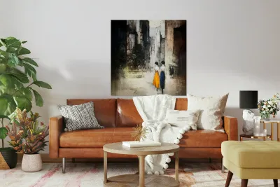 Gold and Blue Reproduction